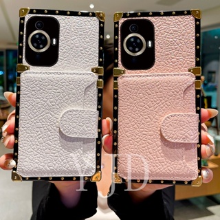 Yjd เคสโทรศัพท์มือถือหนัง ขอบตรง กันกระแทก สําหรับ Huawei Nova 11 Pro 11i Nova 11 Ultra