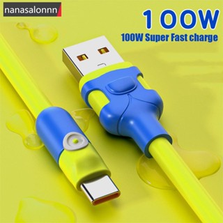 Nanasn| สายชาร์จ USB 2.4A 1 เมตร สําหรับ Android P8R3