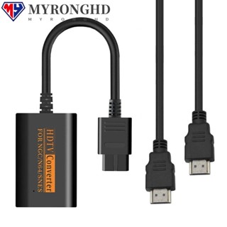 Myronghd N64 to HDMI อุปกรณ์เสริมสําหรับ N64 HDTV Converter Component to HDMI สําหรับ N64