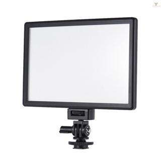 Fw Professional Ultra-thin LED Video Light Photography Fill Light Adjustable Brightness and Dual Color Temp. Max Brightness 987LM 3300K-5600K CRI95+ for    Panasonic