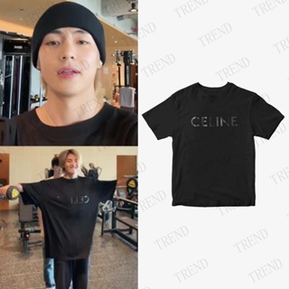 KPOP BTS V TaeHyung ผ้าฝ้ายเสื้อยืดบวกขนาดเกาหลีหลวมพอดีสำหรับผู้ชายและผู้หญิงพิมพ์แขนสั้นด้านบนฮาราจูกุฤดูร้อนคู่เสื้อสบาย ๆ