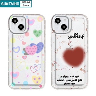 Suntaiho เคสโทรศัพท์มือถือแบบนิ่ม TPU กันกระแทก ลายหัวใจ สีสดใส สําหรับ Vivo Y17 Y15 Y11 Y12 Y12i Y20S Y20G Y20 Y12S Vivo Y11s Vivo Y20A Y20G Vivo Y91 Vivo Y95 Vivo U1 Y1S