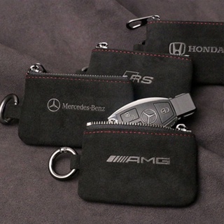 เคสกุญแจรีโมทรถยนต์ หนังนิ่ม สําหรับ Bmw M Benz AMG Apple Tree Audi RS Porsche Foss Lexus Regal