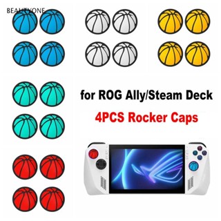 Topbeauty ฝาครอบจอยสติ๊ก ซิลิโคน กันลื่น ตามหลักสรีรศาสตร์ สําหรับ Asus ROG Ally Stem Deck Basketball 4 ชิ้น