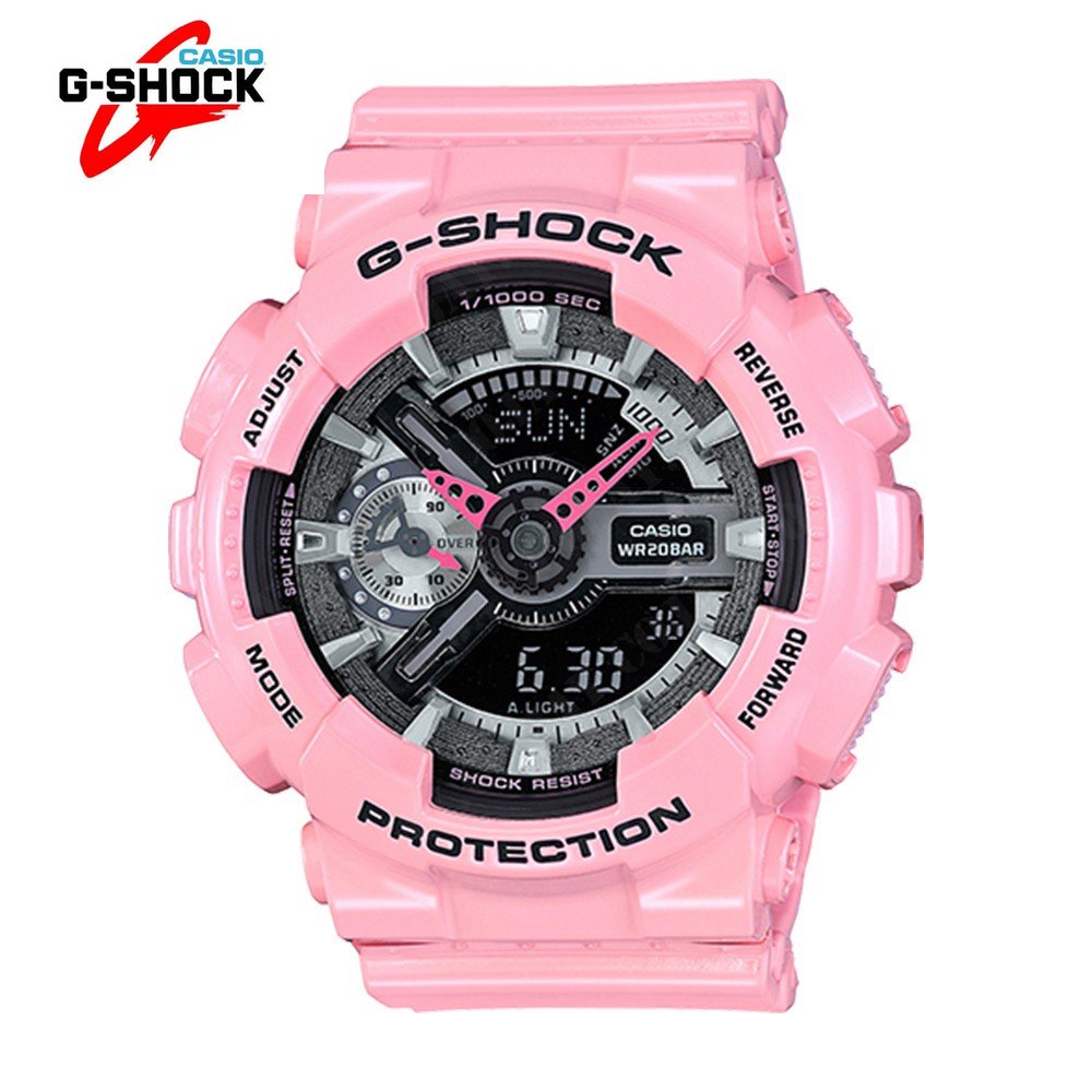 GA-110 Autolight GMAS110MP-4A2 นาฬิกาบุรุษกันน้ํา#GA110 อุปกรณ์เสริม สายนาฬิกาเรซิ่น V746