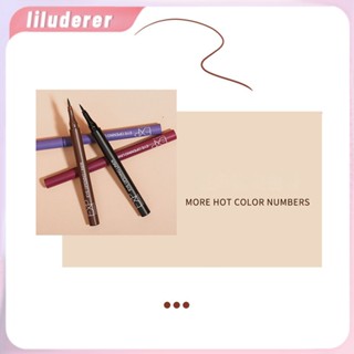 Magic Card Ruyin Strong Makeup Eyeliner Pen Waterproof, Sweatproof, Non-smudged, ทนทานและไม่ถอดง่าย Color Eyeliner Pen HO