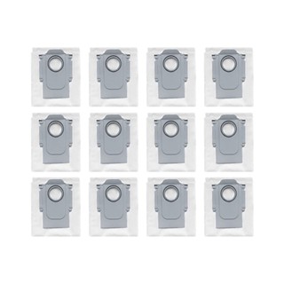 12PCS for Xiaomi Roborock P10 / Q Revo Robot Vacuum Cleaner Accessories Dust Bag Garbage Dust Bag Replacement Parts