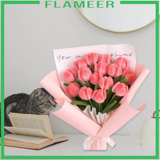 [Flameer] ช่อดอกไม้จําลอง สวยหรู DIY สําหรับเก็บช่อดอกไม้