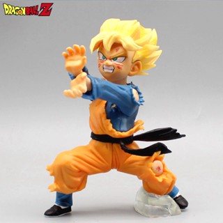 โมเดลฟิกเกอร์ PVC อนิเมะดราก้อนบอล Super Saiyan GK Son Goten ขนาด 13 ซม. ของขวัญ ของเล่นสะสม สําหรับเด็ก