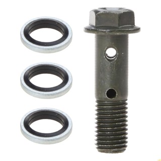 Yili สกรูเบรกรถจักรยานยนต์ M10X1 25 มม. สําหรับ Suzuki Caliper Bolts Bleed Cap