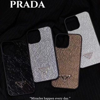 เคสโทรศัพท์มือถือ ลายโลโก้ Prada แฟชั่น สําหรับ Iphone 14promax 14 13 Pro Max 14plus 13mini 12mini 12 Mini 14 Plus 11pro 13pro 12pro 13promax 12promax 11promax 7plus