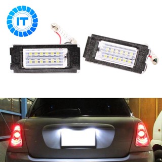 หลอดไฟ LED ติดป้ายทะเบียนรถยนต์ สําหรับ BMW Mini Cooper R56 2006-2012 2 ชิ้น