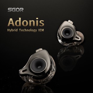 Sgor Adonis 1DD+1BA หูฟังไฮบริด เทคโนโลยีอินเอียร์ HIFI ซูเปอร์เบส คุณภาพสูง