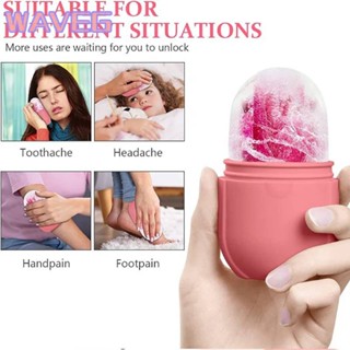 Wave Face Roller Ice Mould Face Lift ลดสิว รูขุมขนเล็กลง นวดหน้า Ice Roller Face Massager