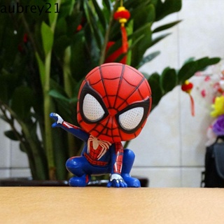 Aubrey1 โมเดลตุ๊กตาฟิกเกอร์ อนิเมะ Spiderman น่ารัก ของขวัญ สําหรับเก็บสะสม