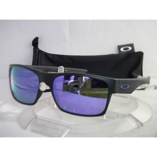 Oakley TWOFACE OO9189-08 แว่นตากันแดด เนื้อแมตต์ ทรงสี่เหลี่ยม ขนาด 55 มม. สีดํา