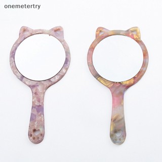 Onem กระจกแต่งหน้า ขนาดเล็ก แบบพกพา ลายการ์ตูนน่ารัก สไตล์เรโทร สําหรับเด็กผู้หญิง