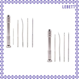 [Lebet] ชุดเครื่องมือเย็บหนัง PU สําหรับซ่อมแซมรองเท้าผ้าใบ หนัง PU