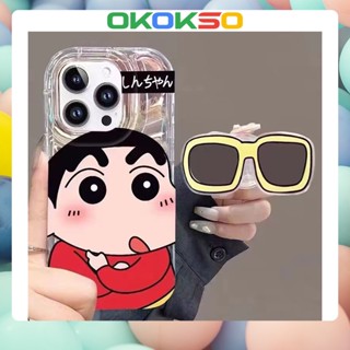 [OKOKSO] เคสมือถือ แบบนิ่ม ลายการ์ตูนชินจัง กันกระแทก สําหรับ OPPO Reno9 Reno8 Reno7pro reno6 7z 5 R17 A53 A9 2020 F11 A31 A78 A77