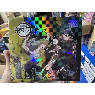 การ์ดเกมกระดาน ลายการ์ตูนอนิเมะ Demon Slayer ของเล่นสําหรับเด็ก