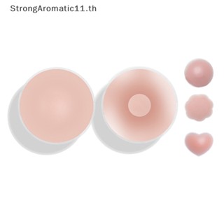 Strongaromatic ซิลิโคนปิดจุกนม ใช้ซ้ําได้ สําหรับผู้หญิง 1 คู่