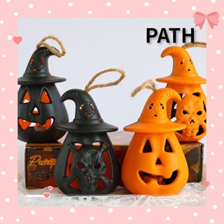 Path โคมไฟฟักทองผี ฮาโลวีน DIY ของเล่นสยองขวัญ สําหรับตกแต่งบ้าน