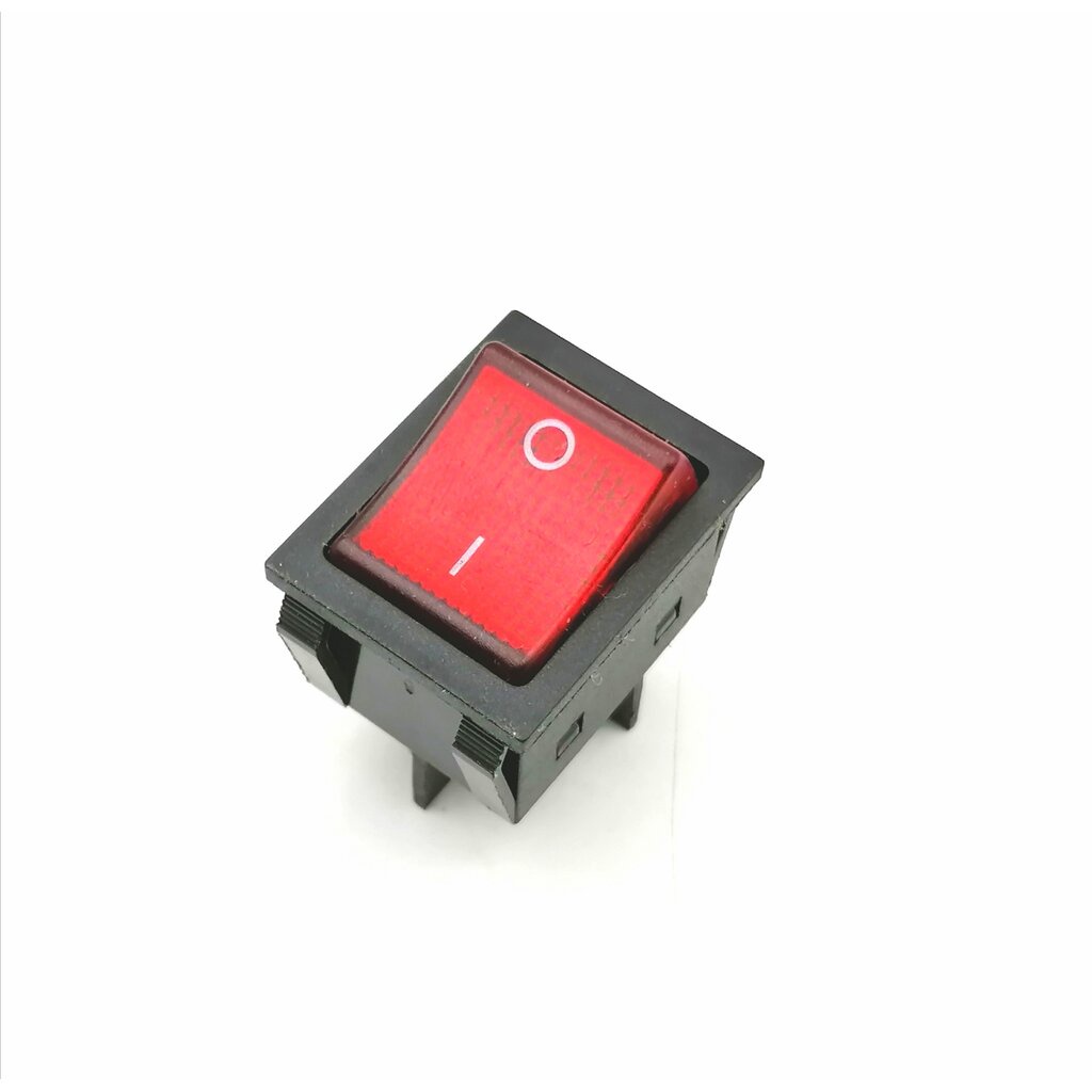 สวิทช์ เปิด-ปิด 220v. สี่เหลี่ยม-หนา 4ขา(อย่างดี) 30Amp. #RK-404