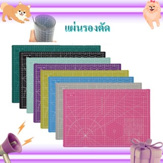 แผ่นรองตัด หนา3mm มีหลายสีให้เลือก แผ่นยางรองตัด A3 A4 A5 ที่รองตัด ยางรองตัดกระดาษ [พร้อมส่ง]