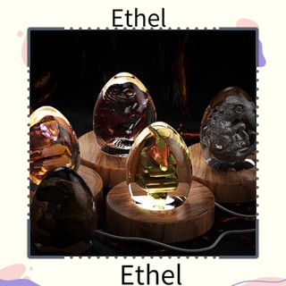 Ethel1 แม่พิมพ์อีพ็อกซี่ รูปมังกร สําหรับทําเครื่องประดับ ไข่ ตกแต่งบ้าน