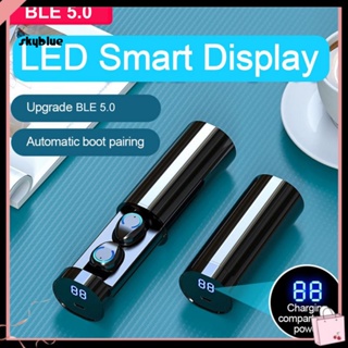 [Sy] F9-6 หูฟังไร้สาย บลูทูธ 50 หน้าจอดิจิทัล LED ลดเสียงรบกวน ความเที่ยงตรงสูง ขนาดเล็ก สําหรับวิ่ง เล่นเกม