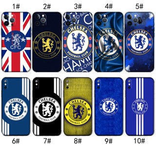 เคสโทรศัพท์มือถือ แบบใส ลาย Chelsea FC Club สําหรับ iPhone 7 8 Plus 11 Pro Max MZD45