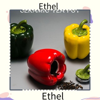 Ethel1 หม้อชา พริกไทย เซรามิก สร้างสรรค์ สําหรับตกแต่งบ้าน