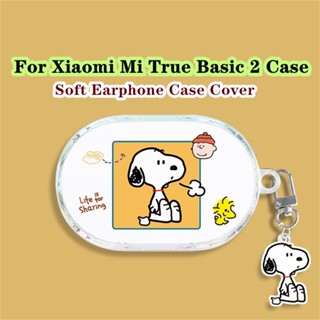 【ส่วนลด】เคสหูฟัง แบบนิ่ม แบบใส ลายการ์ตูน สําหรับ Xiaomi Mi True Basic 2 Xiaomi Mi True Basic 2