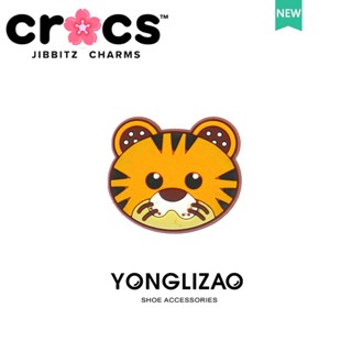 Jibbitz crocs หัวเข็มขัด รูปการ์ตูนเสือน่ารัก DIY อุปกรณ์เสริม สําหรับตกแต่งรองเท้า