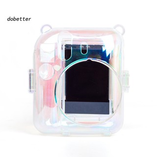 &lt;Dobetter&gt; เคสป้องกันกล้อง แบบใส พร้อมสายคล้องไหล่ ปรับได้ สําหรับ Polaroid Mini12