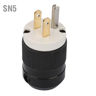 SN5 125V US ปลั๊กไฟ 3 รูกันน้ำเกรดอุตสาหกรรม ขั้วขั้วต่อปลั๊กไฟ