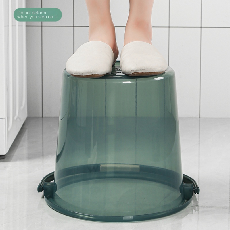 Jujiajia ถังเก็บน้ํา แบบใส หนา ป้องกันแบคทีเรีย แบบพกพา สําหรับหอพักนักเรียน - รูปที่ 3