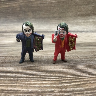 พร้อมส่ง ของแท้ โมเดลตุ๊กตาฟิกเกอร์ Dark Knight Movie Q Version Joker Heath Ledger สําหรับตกแต่ง