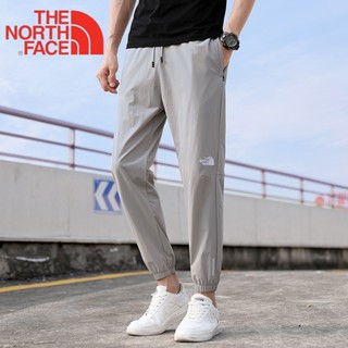 [ขายดี พร้อมส่ง] Thenorthface กางเกงเลกกิ้งลําลอง ทรงหลวม ปักลายโลโก้ แฟชั่น สําหรับผู้ชาย 100%