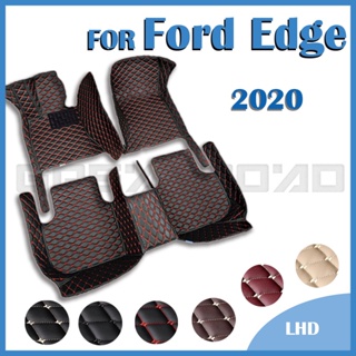 Rhd พรมปูพื้นรถยนต์ สําหรับ Ford Edge Seven Seats 2020 กําหนดเอง พรมปูพื้นรถยนต์ อุปกรณ์เสริมภายใน