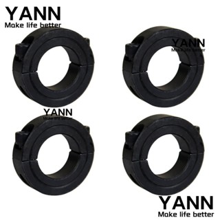 Yann1 แคลมป์เพลาสกรู 3/4 นิ้ว สีดํา 4 ชิ้น พร้อมสกรูล็อคล้อ เหล็กคาร์บอนออกไซด์