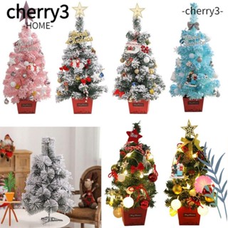 Cherry3 ต้นคริสต์มาส พร้อมไฟ ขนาด 50 60 ซม. สําหรับตกแต่งบ้าน