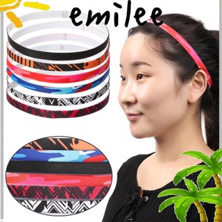 EMILEE ที่คาดผม พิมพ์ลายทาง กันลื่น เหมาะกับใส่เล่นโยคะ เล่นกีฬา เข้ายิม แฟชั่นสําหรับผู้หญิง