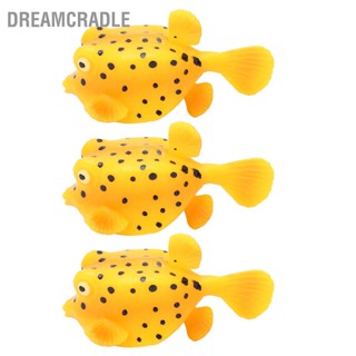 DreamCradle 3 Pcs Marine Life Model Solid จำลองก้นทะเลรูปสัตว์ปลาของเล่นทางปัญญาสำหรับเด็ก