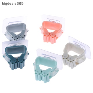 [bigdeals365] ใหม่ พร้อมส่ง คลิปตะขอแขวนไม้ถูพื้น ไนล่อน ไม่ต้องเจาะผนัง สําหรับห้องครัว