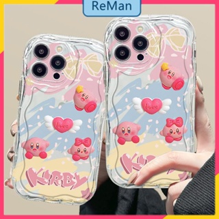 เคสโทรศัพท์มือถือใส แบบนิ่ม ลาย Star Kirby กันกระแทก สําหรับ apple Iphone 11 12 13 14promax Xs xrxs14Promax 14plus 13 12pro 11 pro max Xr Xs max 7 8 Plus 13 pro max 13 12pro 11promax