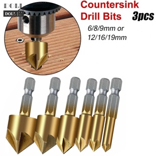 ⭐24H SHIPING ⭐Chamfer Countersink 1/4 6.3mm Hex Shank High Speed Steel Quicker Removal