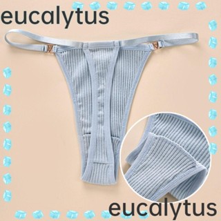 Eucalytus1 กางเกงชั้นใน ผ้าลูกไม้ เซ็กซี่ สําหรับผู้หญิง 2 ชิ้น