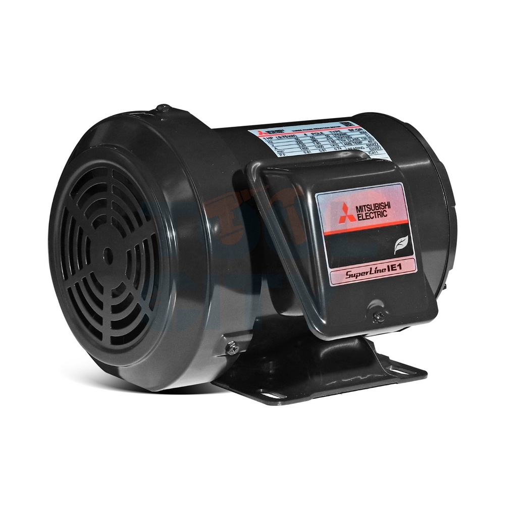 MITSUBISHI มอเตอร์ รุ่น SF-QR ชนิดหุ้มมิด 1HP (0.725kW) 3 เฟส 220V/380V 4P 3 สาย IP44 ความเร็วรอบ 14