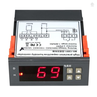 Zot เครื่องควบคุมความชื้นในอากาศดิจิทัล 10A 12V ขนาดเล็ก 1% ~ 99% พร้อมเซนเซอร์